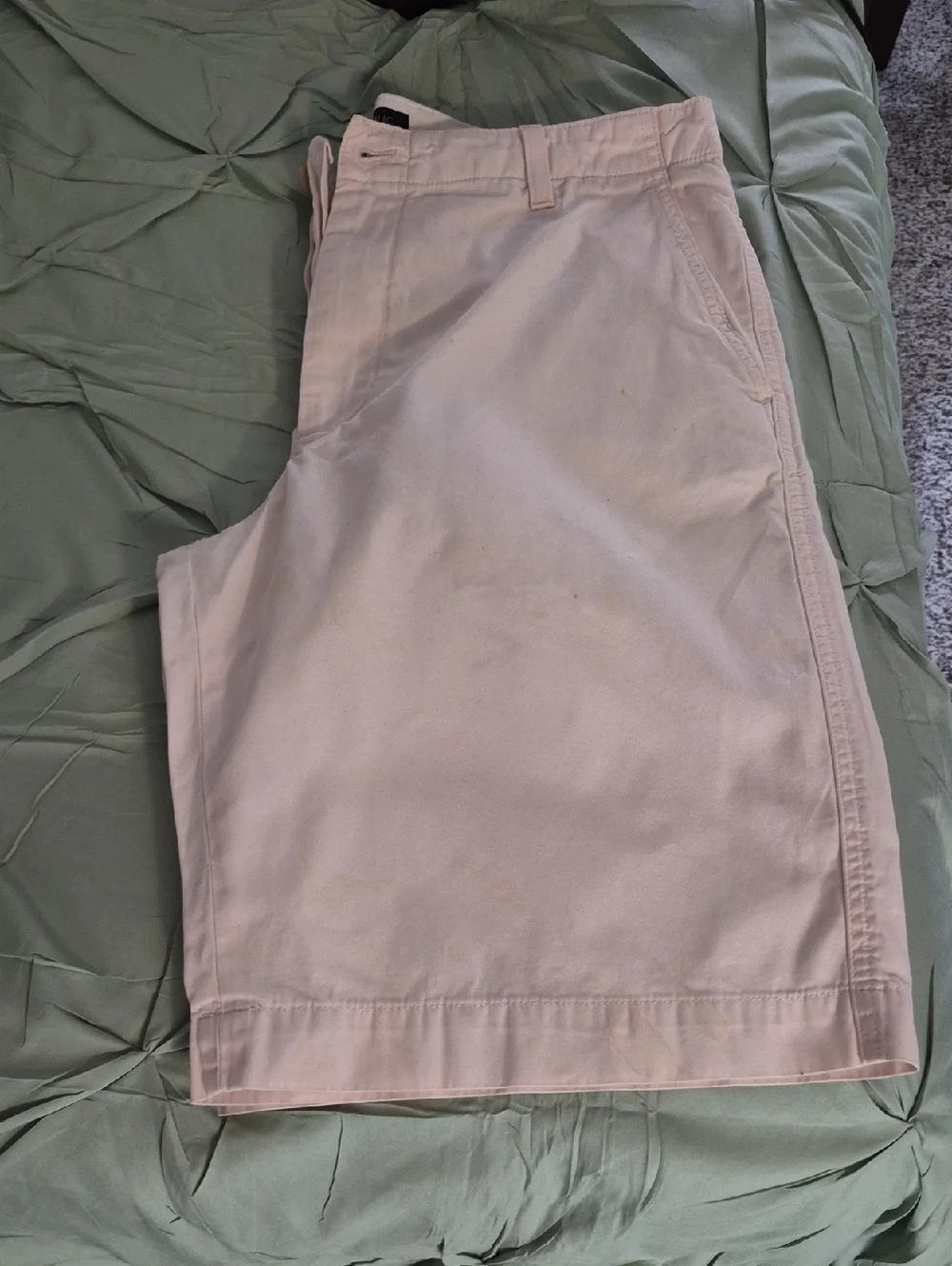 Banana Republic Men's Lt Pink Classic Chino Golf Cotton Shorts Sz 33